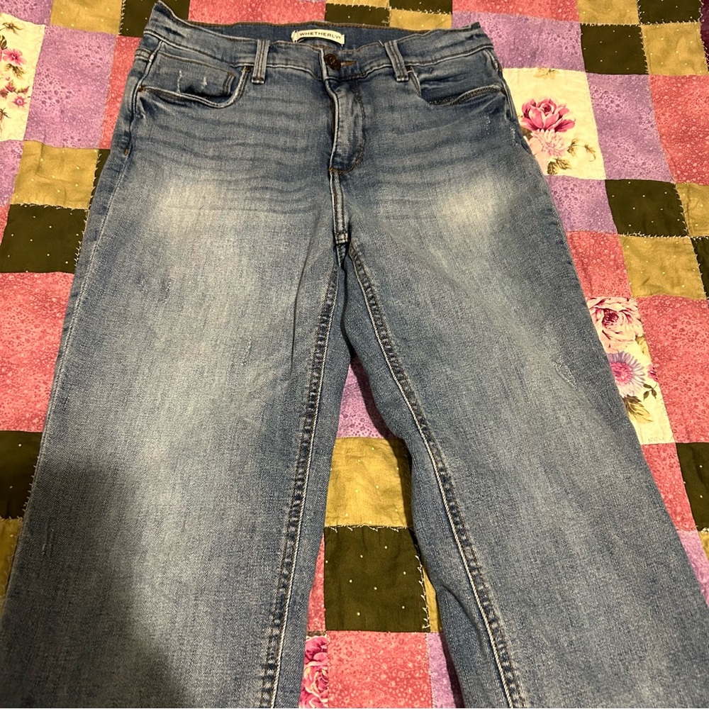Whetherly Brandon High Rise Ankle Straight Leg Jeans Size‎ 28/6